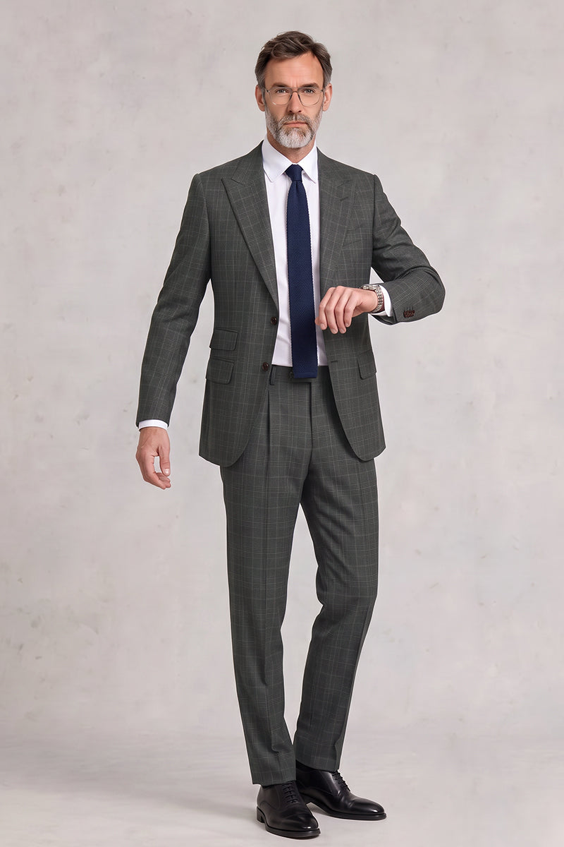 Dark Gray 60% Merino Woo Suits