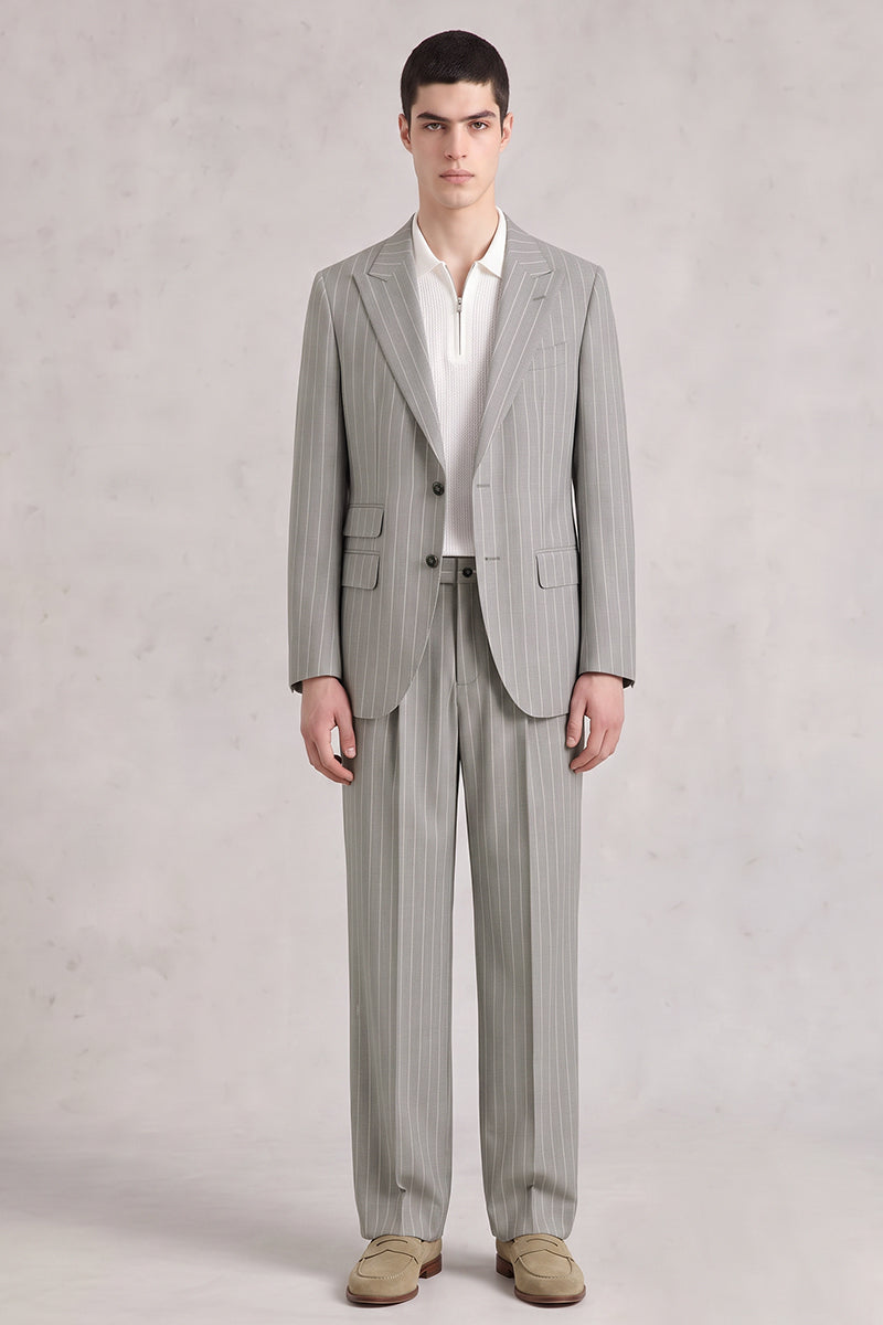 Gray 50% Merino Woo Suits
