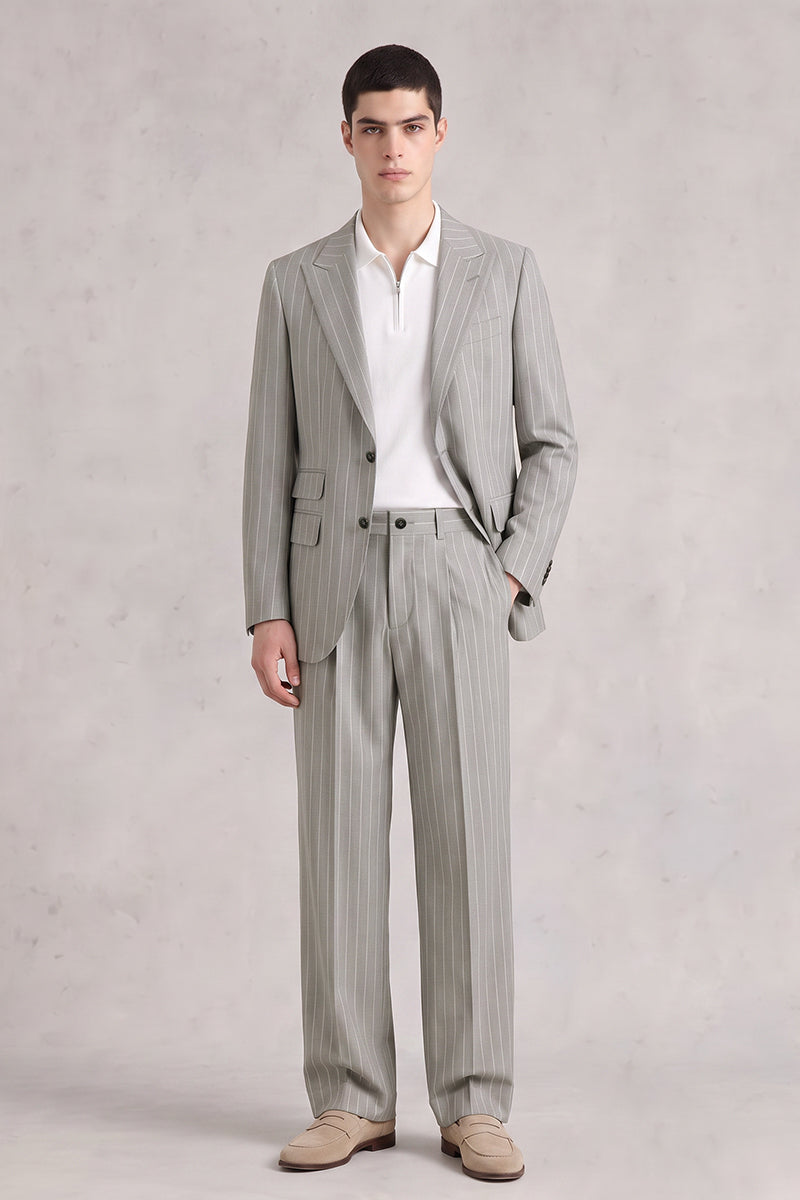 Gray 50% Merino Woo Suits