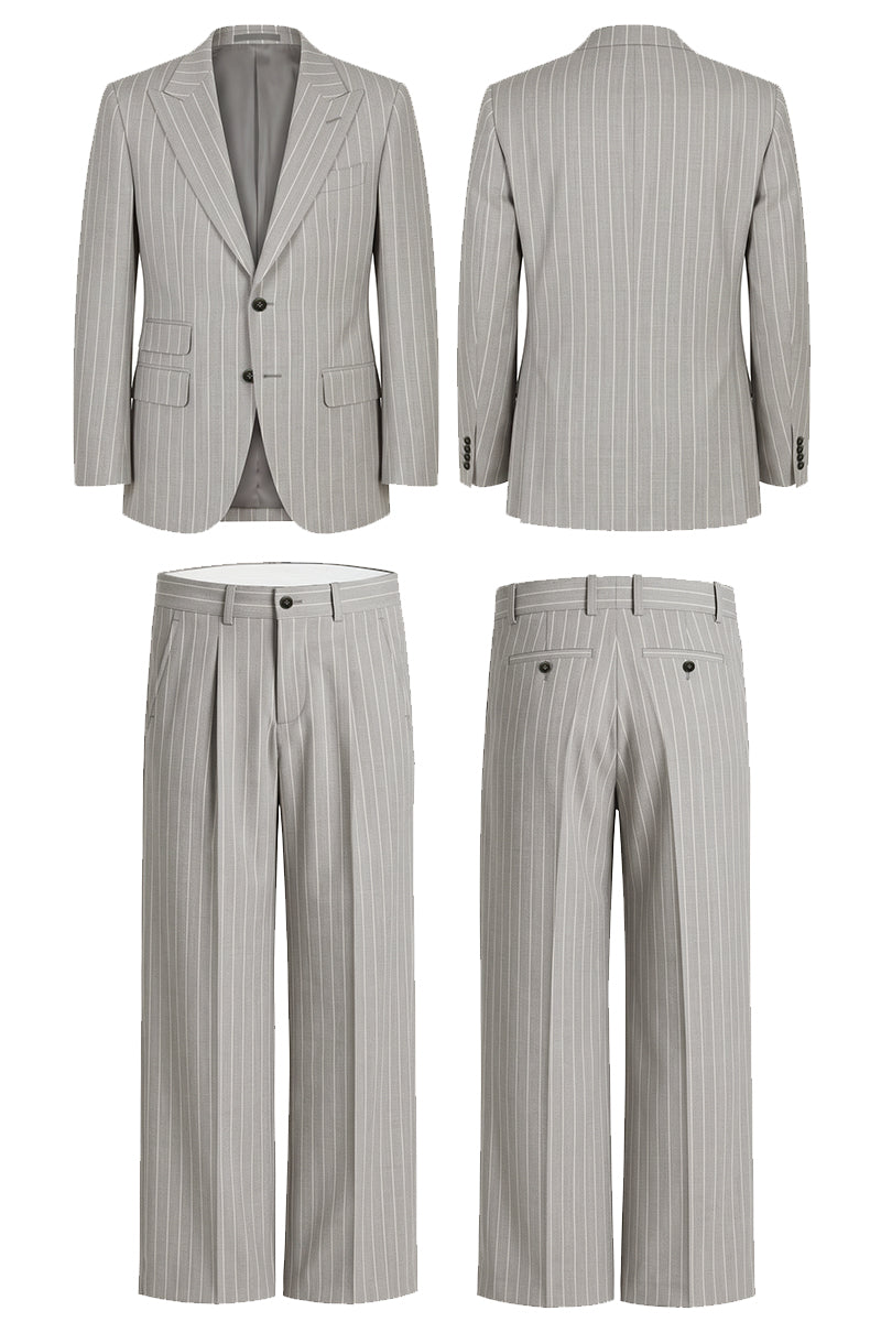 Gray 50% Merino Woo Suits