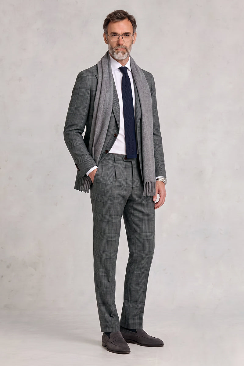Dark Gray 60% Merino Woo Suits