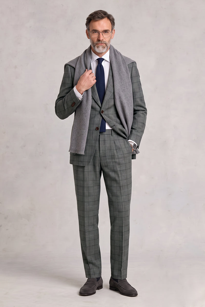 Dark Gray 60% Merino Woo Suits