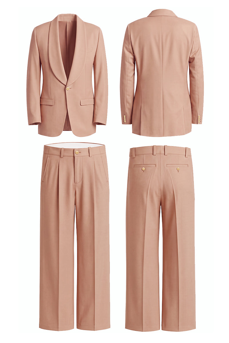 Pink 50% Merino Woo Suits