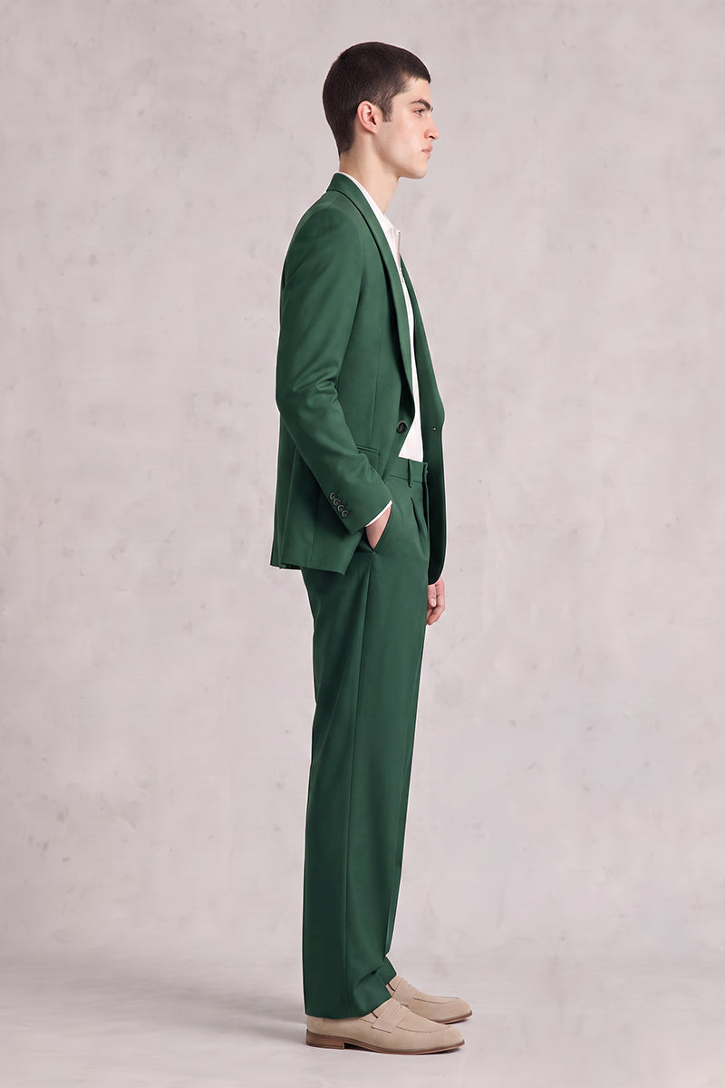 Forest Green 50% Merino Woo Suits