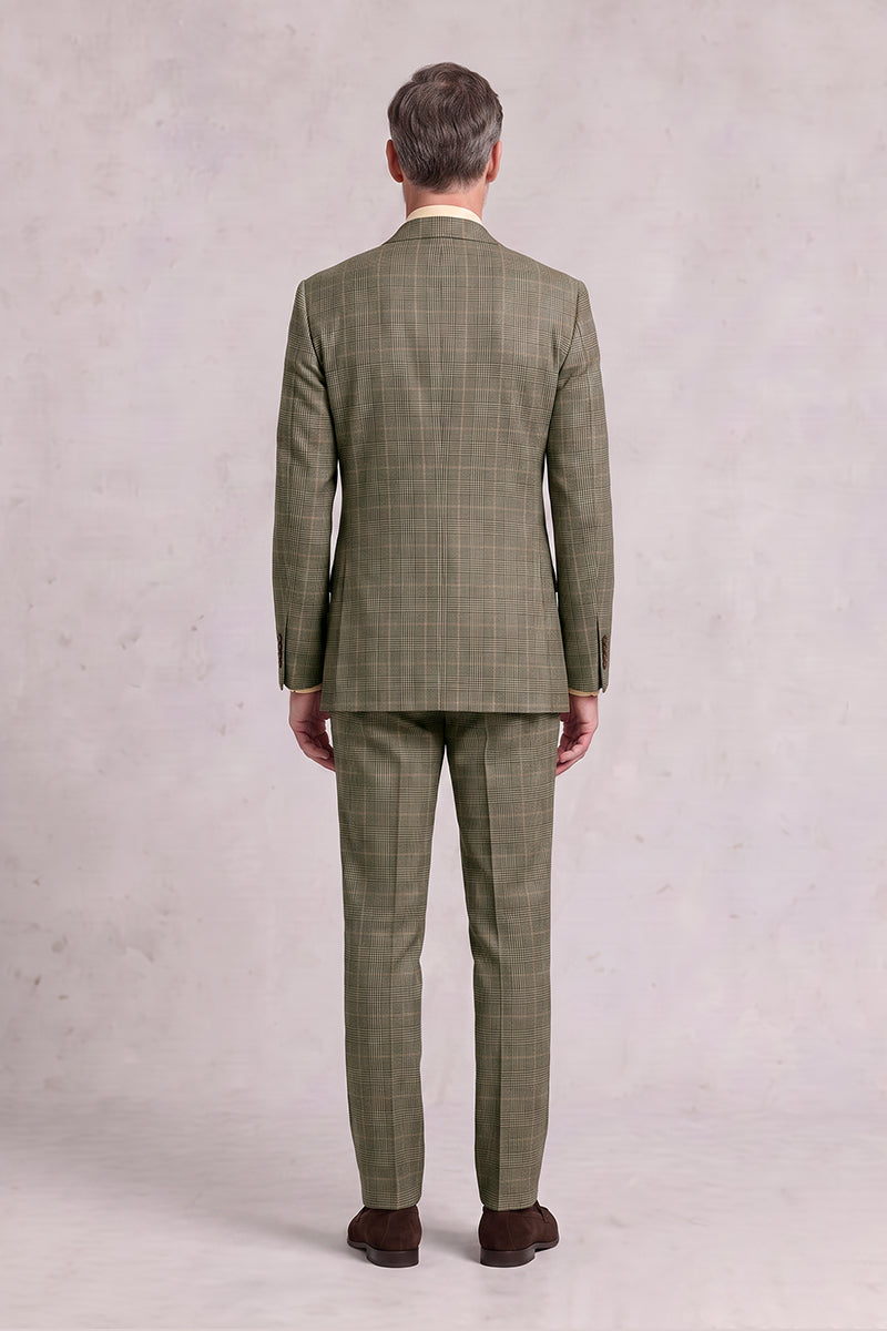 Yellow Green 100% Merino Woo Suits