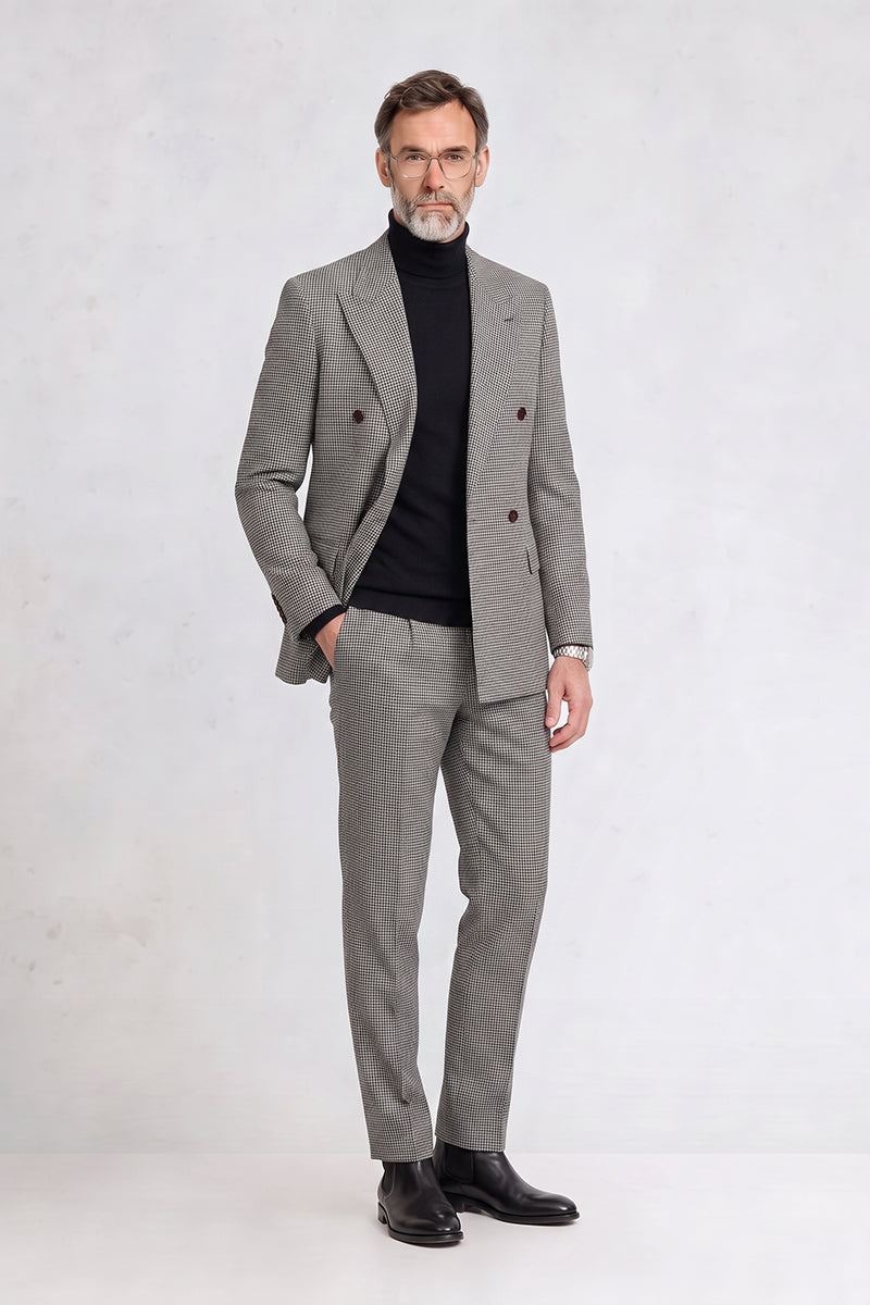 Black 100% Merino Woo Suits