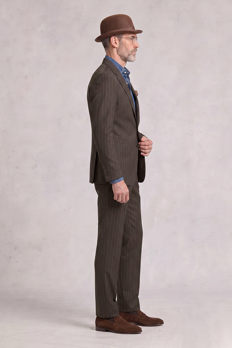 Brown 50% Merino Wool Suits