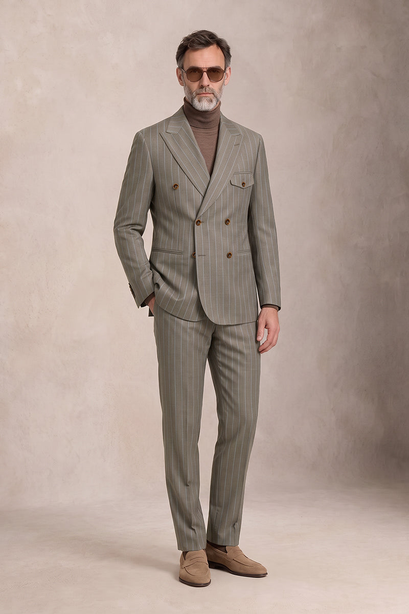 Light Brown 50% Merino Wool Suits