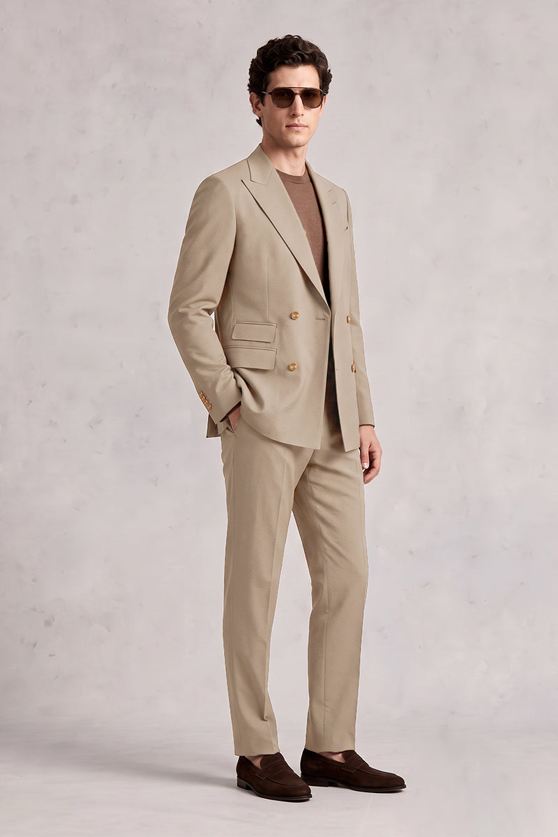 Light Brown 50% Merino Wool Suits