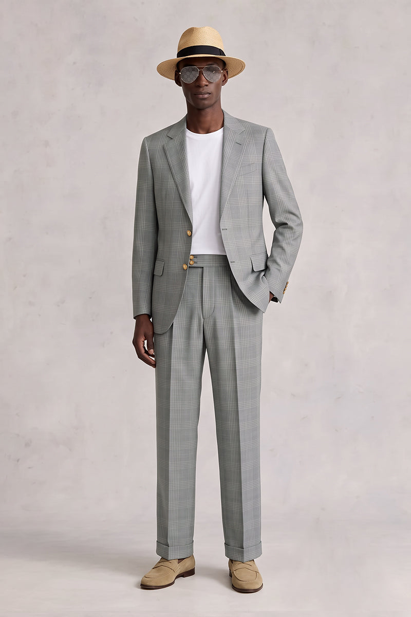 Gray 50% Merino Wool Suits