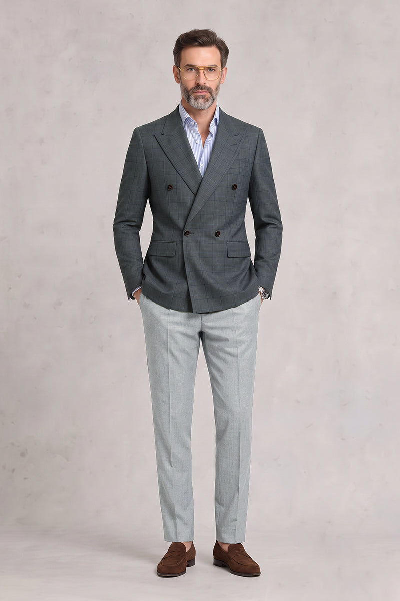 Dark Gray 50% Merino Wool Suits