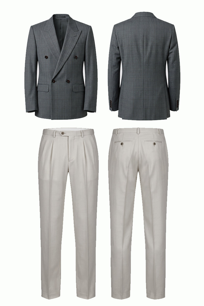 Dark Gray 50% Merino Wool Suits