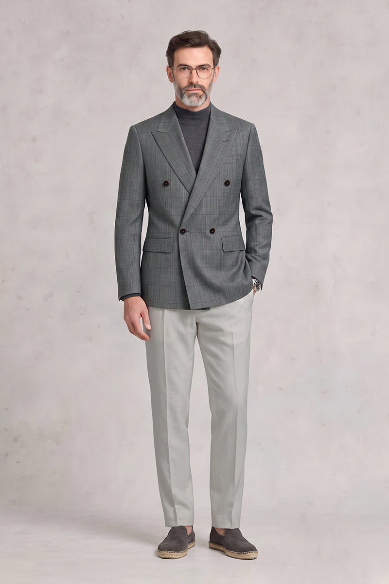 Dark Gray 50% Merino Wool Suits