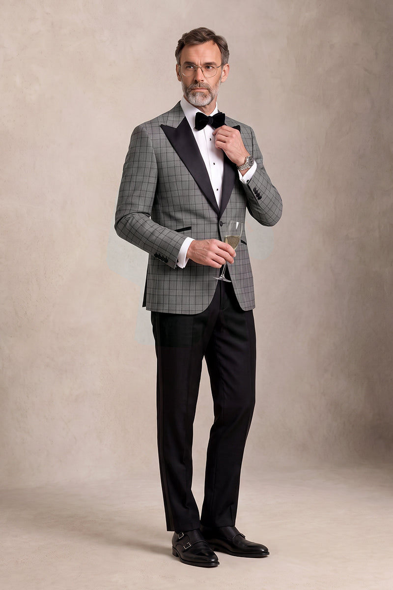 Black 50% Merino Wool Suits