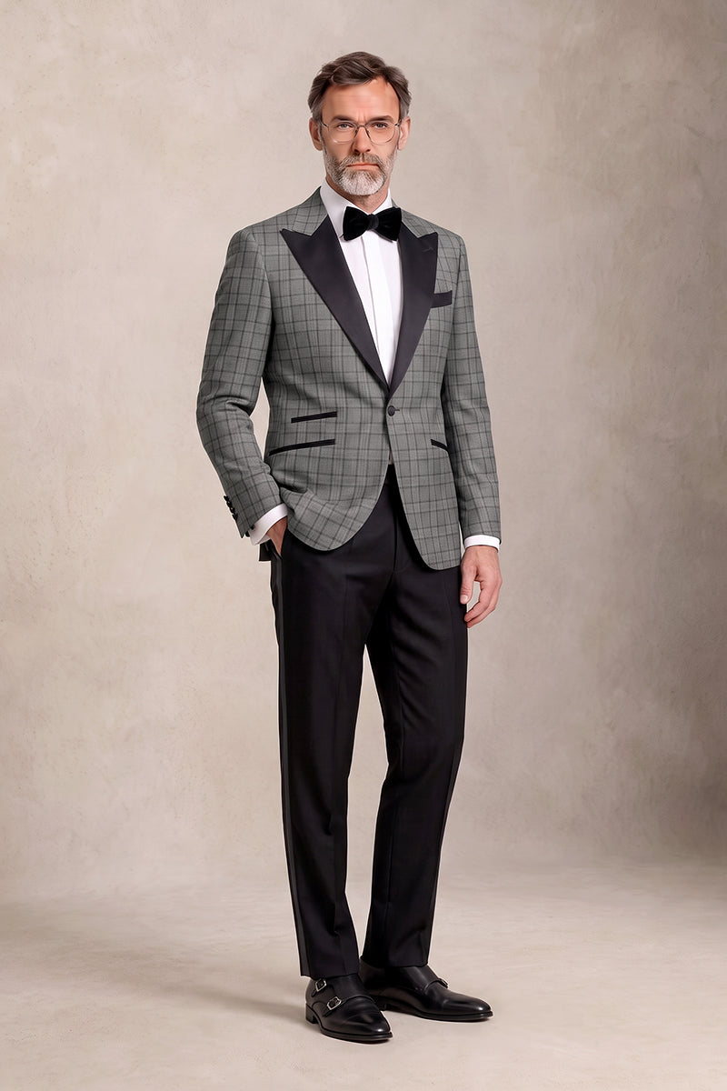 Black 50% Merino Wool Suits