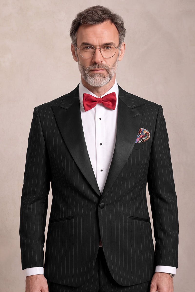 Black 100%Merino Wool Suits