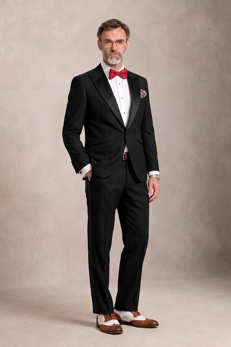 Black 100%Merino Wool Suits