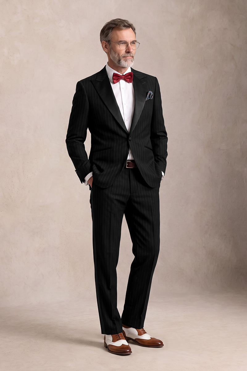 Black 100%Merino Wool Suits