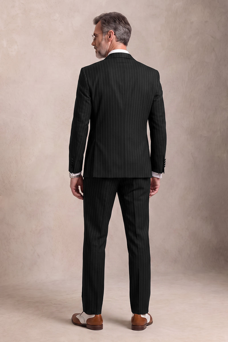 Black 100%Merino Wool Suits