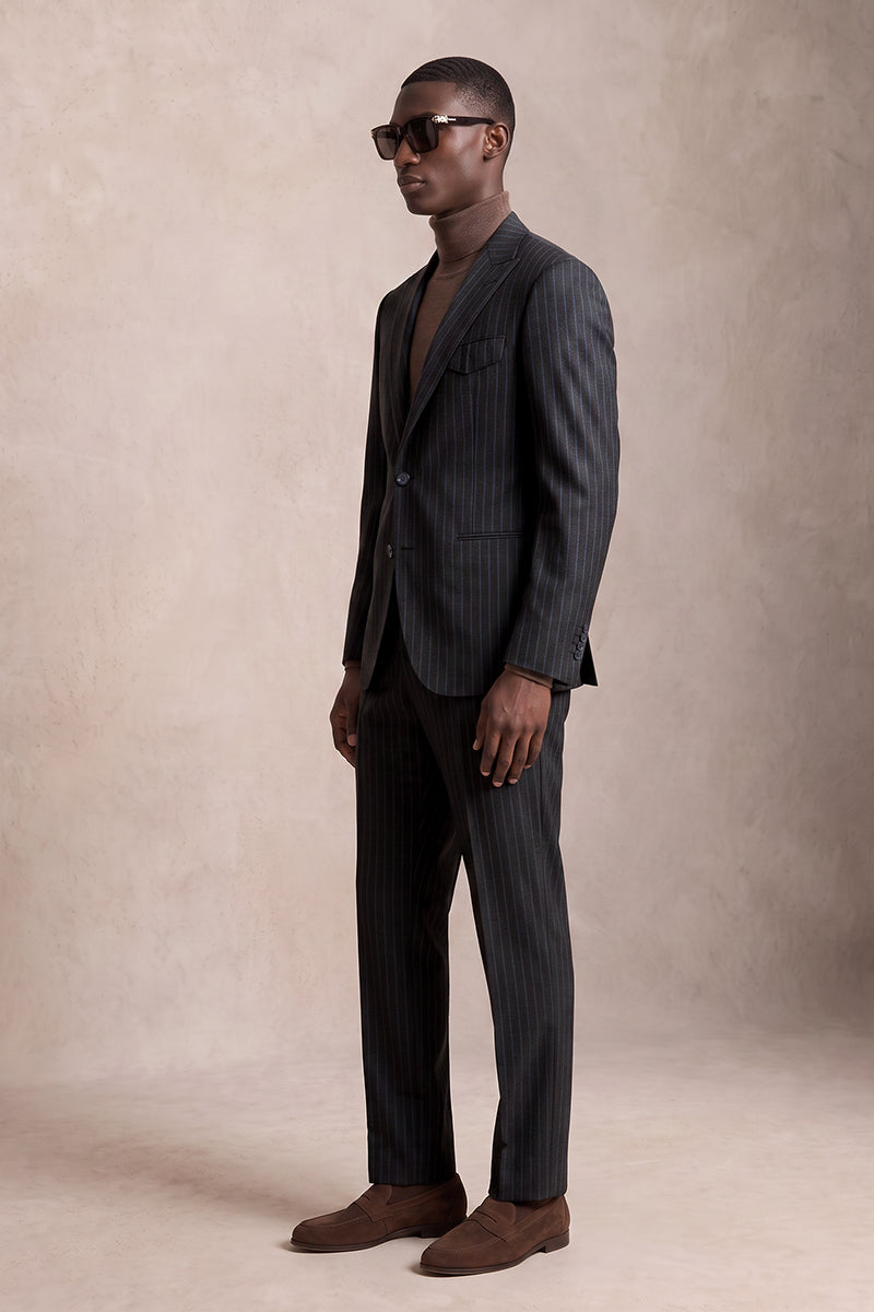 Black 50%% Merino Wool Suits