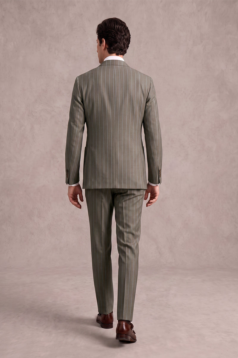 Brown 50%% Merino Wool Suits