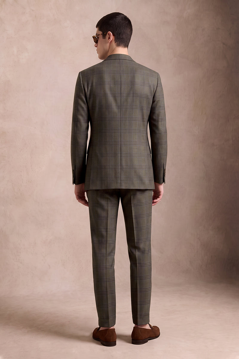 Dark Brown 50%% Merino Wool Suits