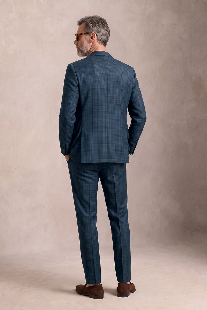 Navy Blue 50% Merino Wool Suits