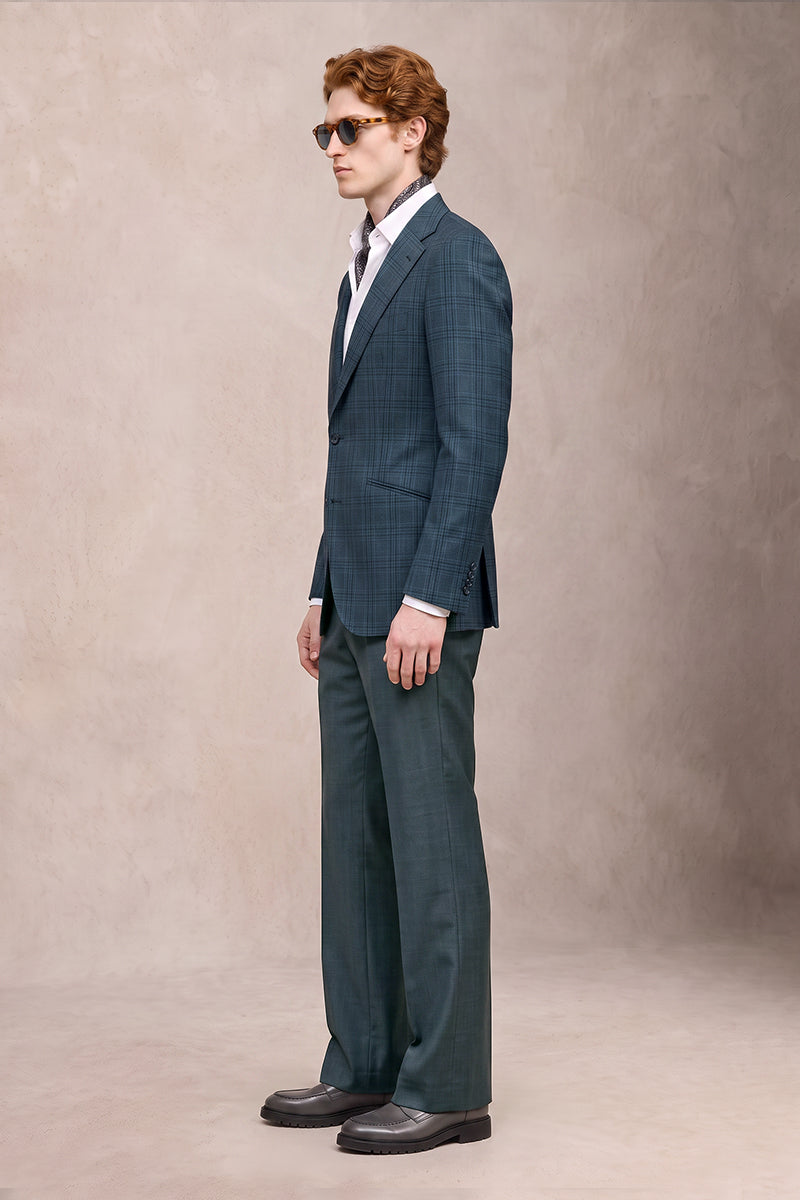 Blue 50% Merino Wool Suits
