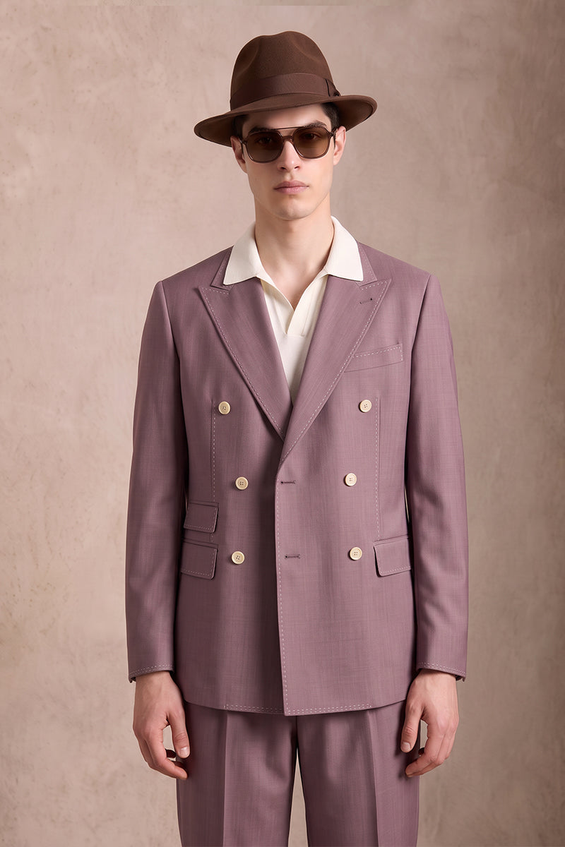 Purple 50% Merino Woo Blazers