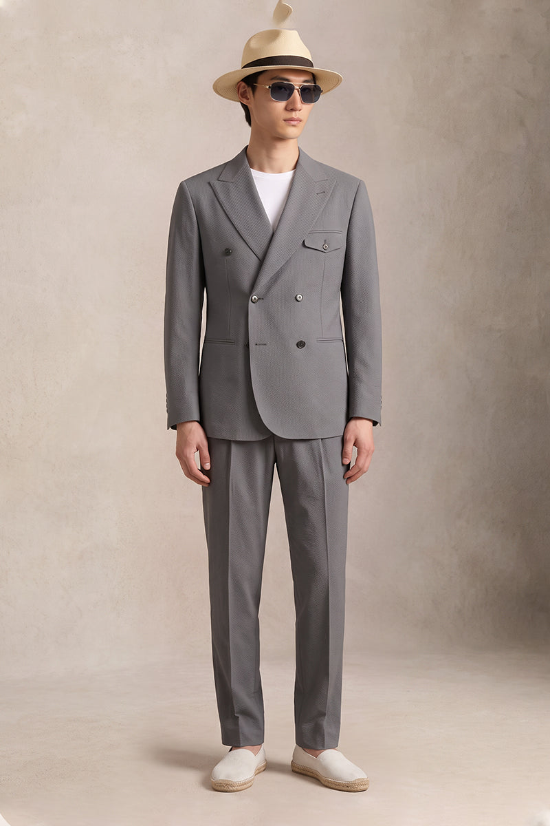 Gray 50% Merino Wool Suits