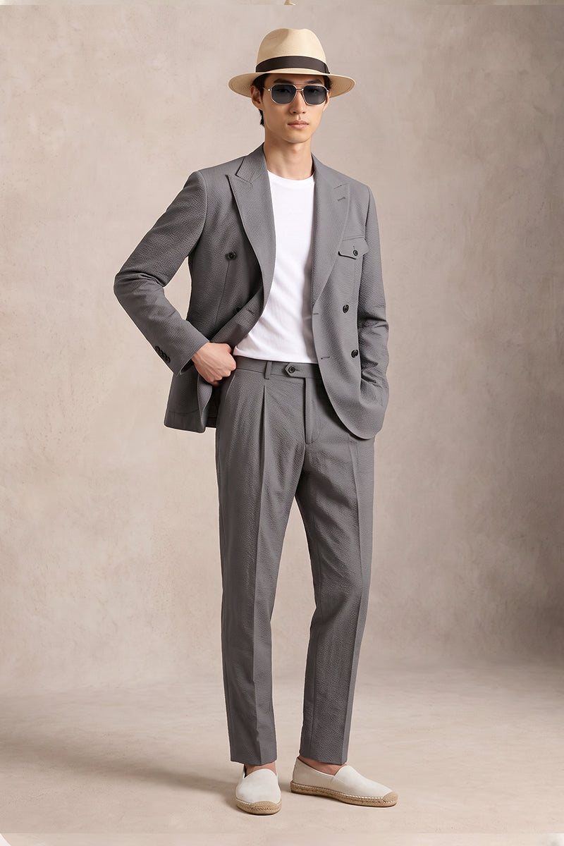 Gray 50% Merino Wool Suits