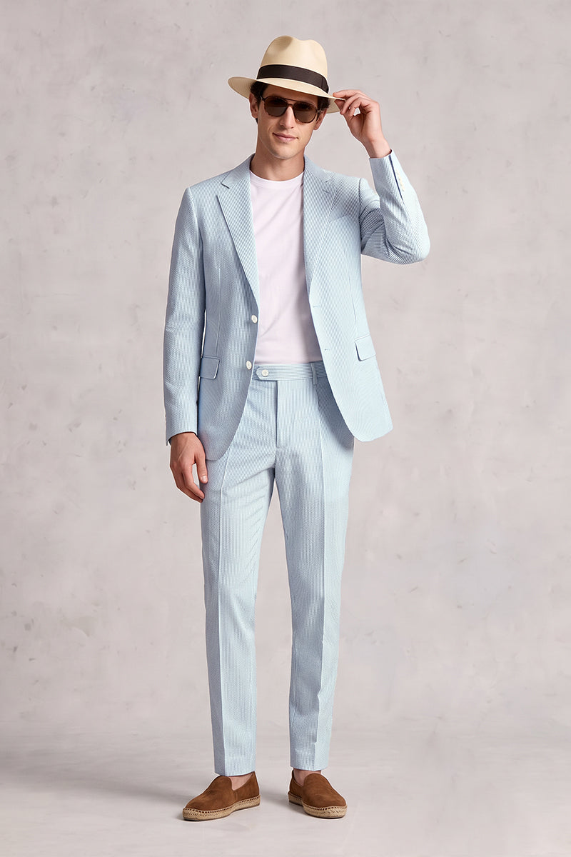 Blue 50% Merino Woo Blazers