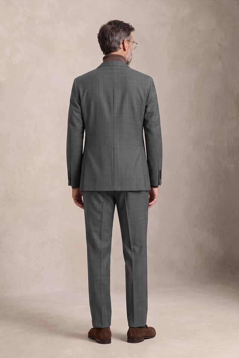Gray 50% Merino Wool Blazers