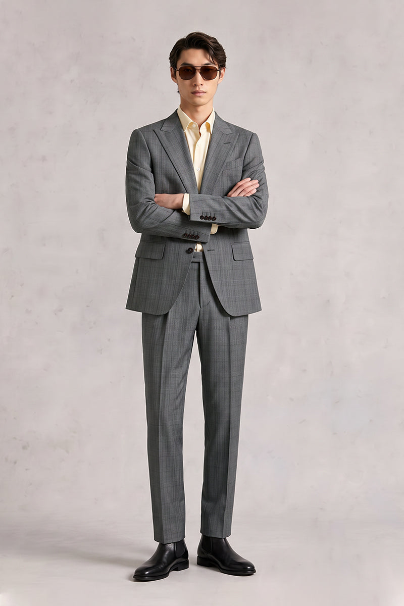 Gray 50% Merino Wool Suits