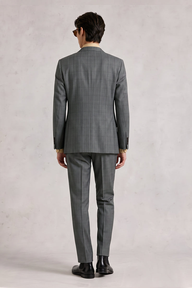 Gray 50% Merino Wool Blazers