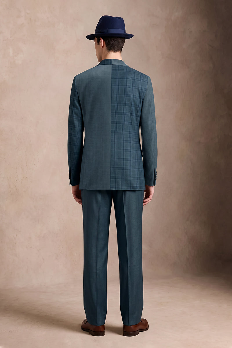 Navy Blue 50% Merino Wool Suits