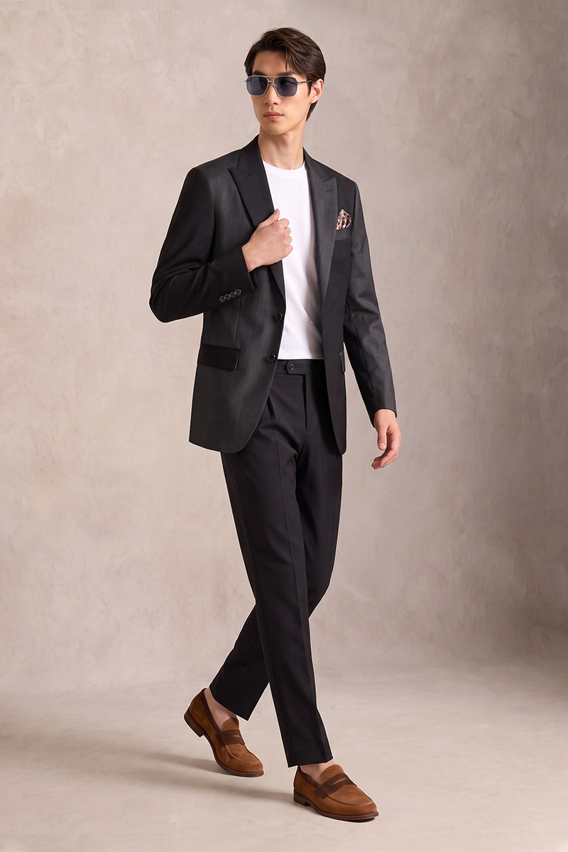 Black 50% Fine Australia Wool Suits