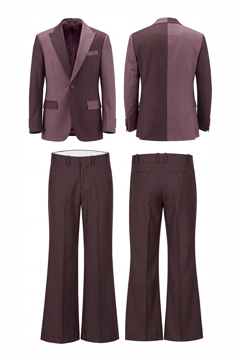 Purple 50% Merino Wool Blazers