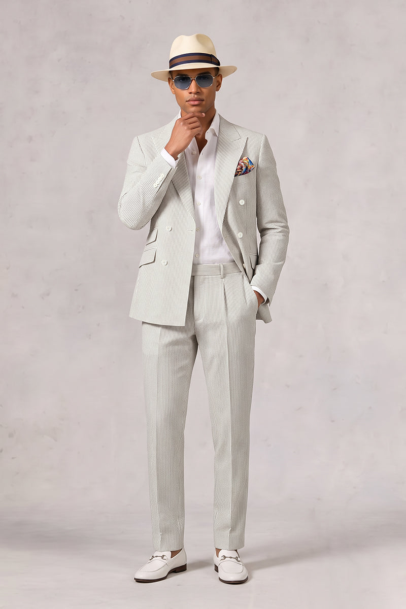 Light Gray 50% Merino Wool Suits