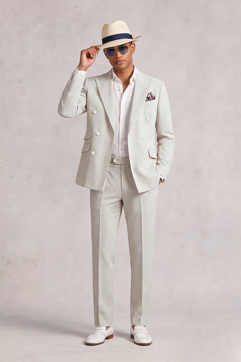 Light Gray 50% Merino Wool Suits