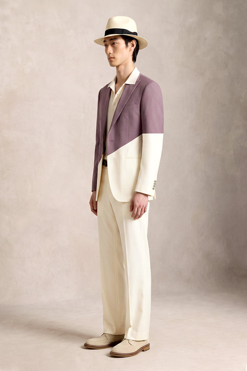 Purple 50% Merino Wool Suits