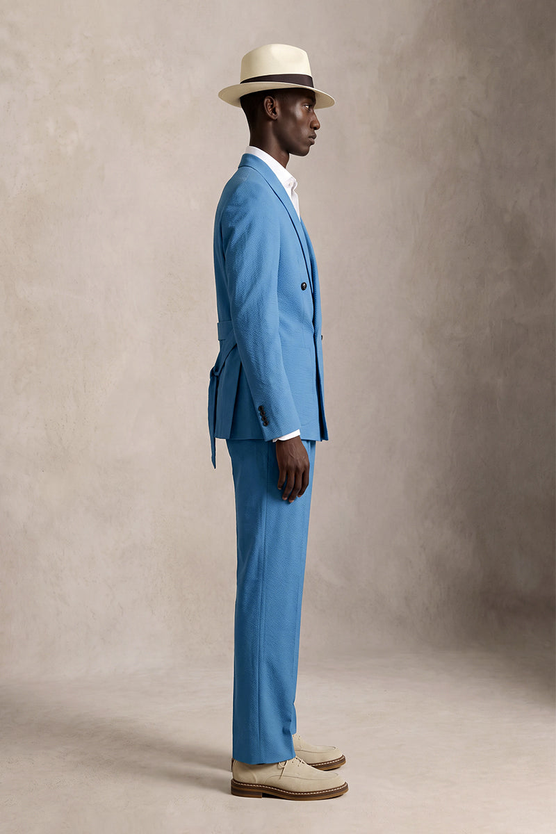 Blue 50% Merino Wool Suits