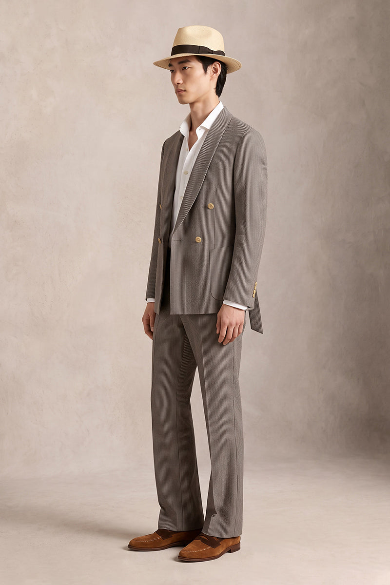 Brown 50% Merino Wool Suits