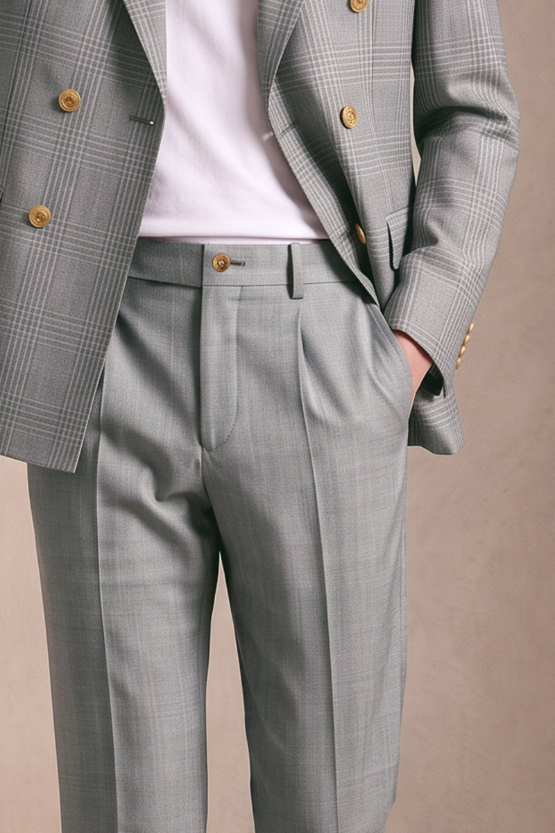 Gray 50% Merino Wool Suits