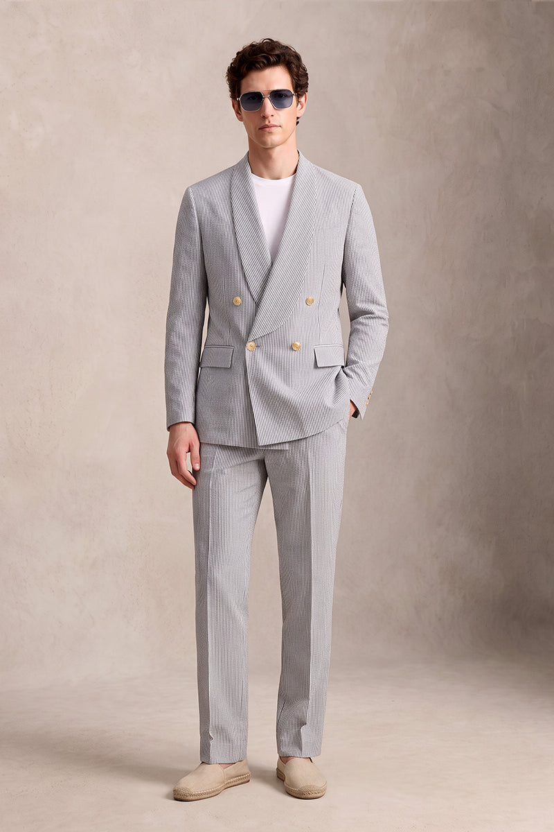 Light Gray 50% Merino Wool Suits