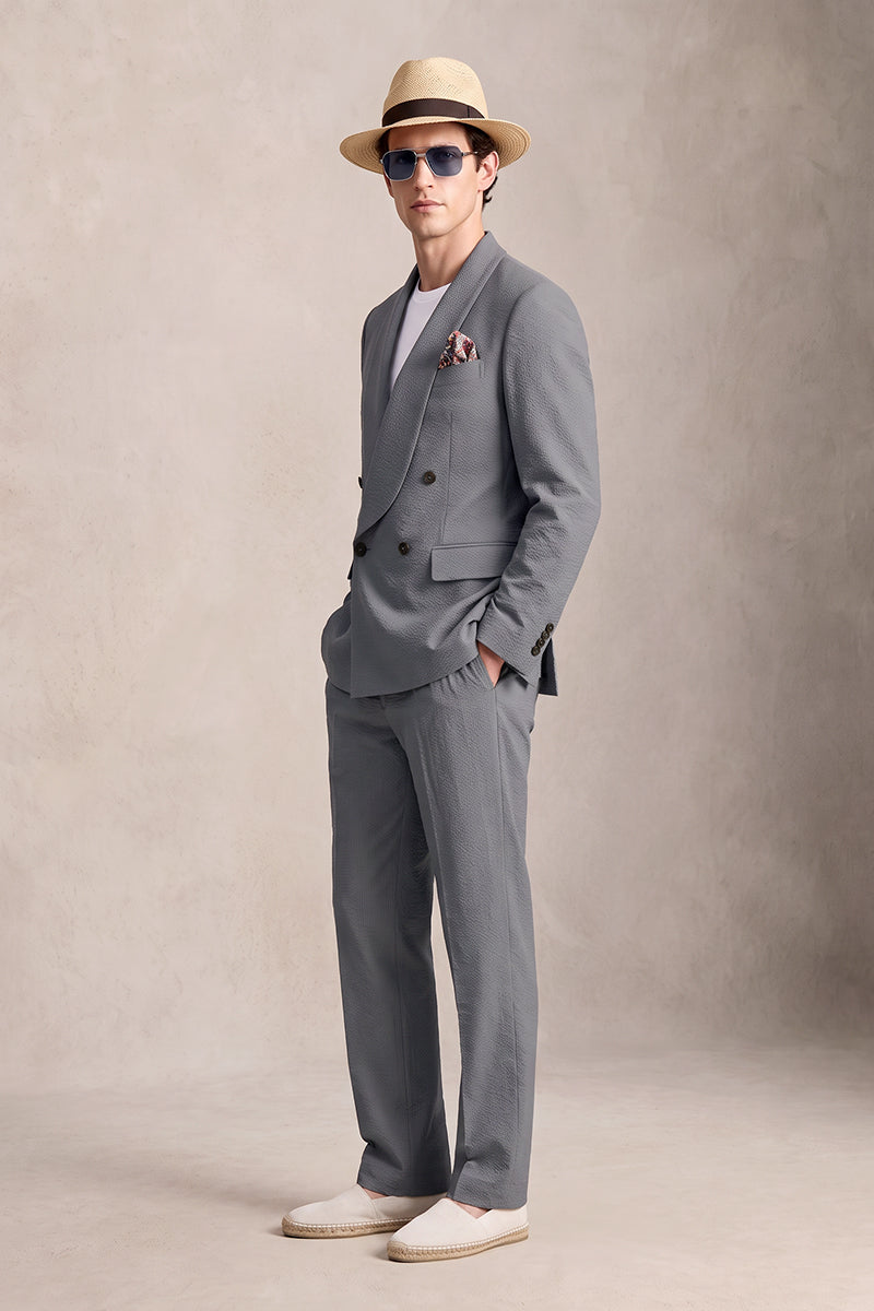 Gray 50% Merino Wool Suits