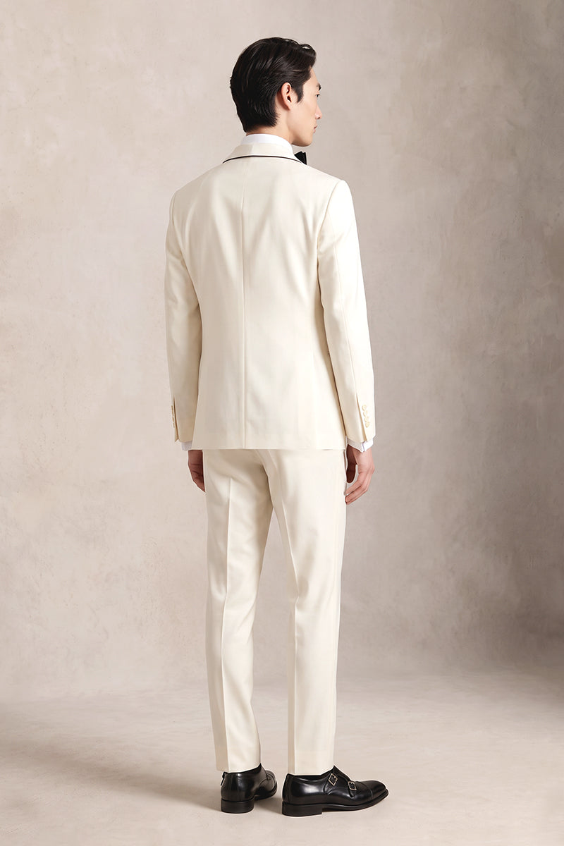 Beige 50% Merino Wool Suits