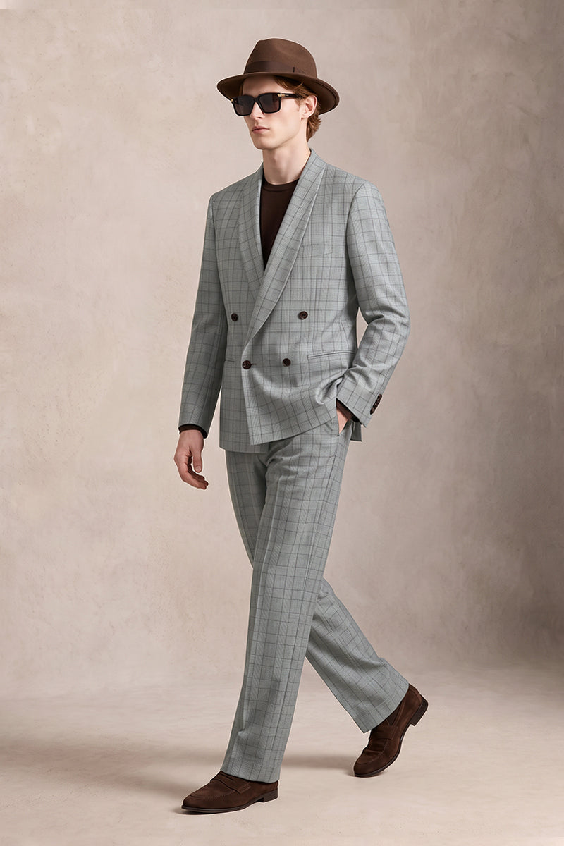 Gray 50% Merino Wool Suits