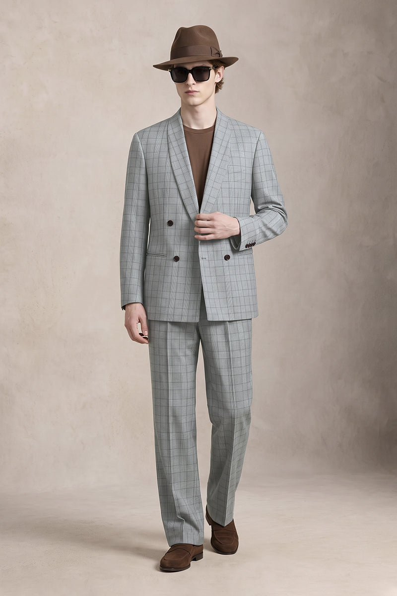 Gray 50% Merino Wool Suits