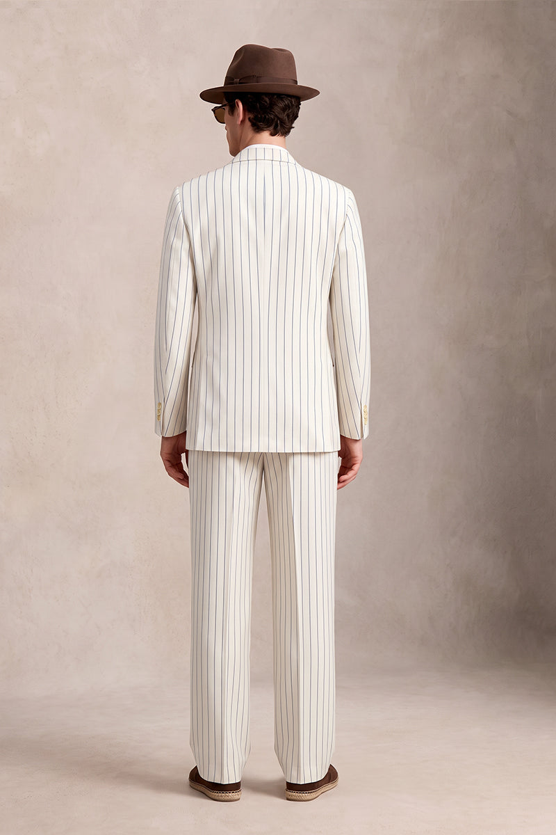 White 50% Merino Wool Suits